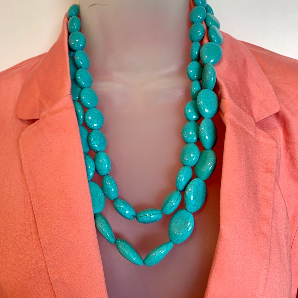 Turquoise Statement Necklace - Picture 1 of 1